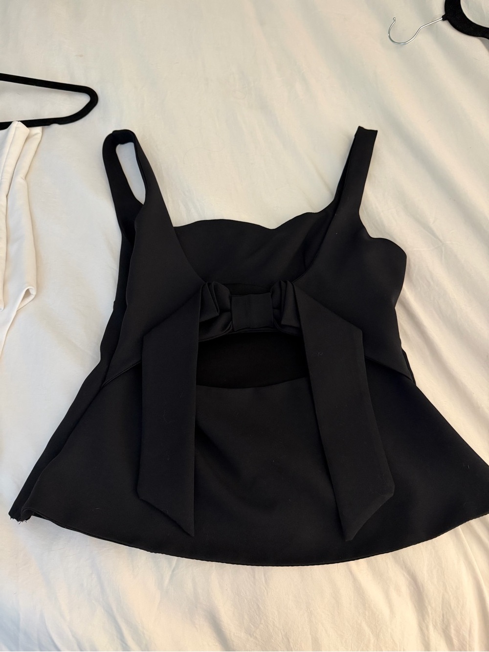 🌊Zara Black Bow-Detail Sleeveless Camisole